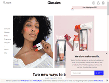 Tablet Screenshot of glossier.com